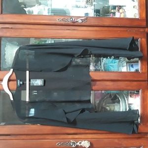 Torrid sheer black dressy shoulder cover up